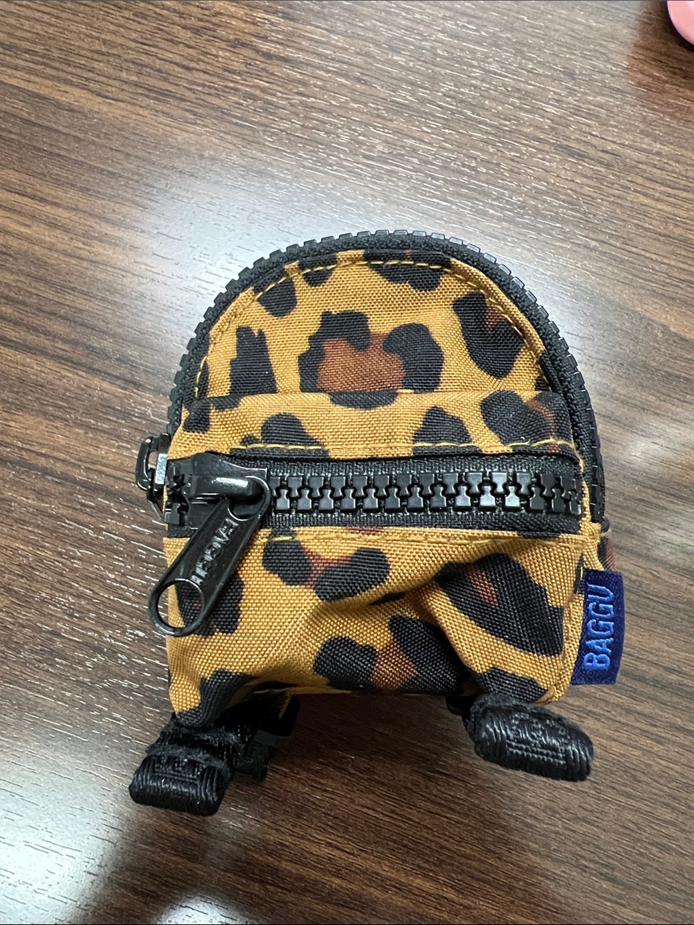 Baggu leopard backpack charm